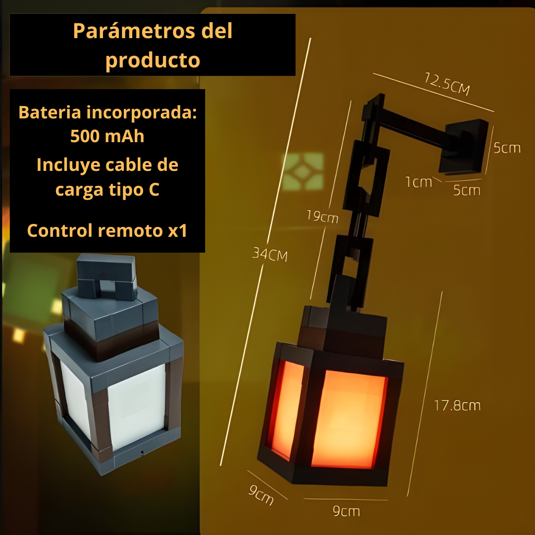 La linterna de la mina