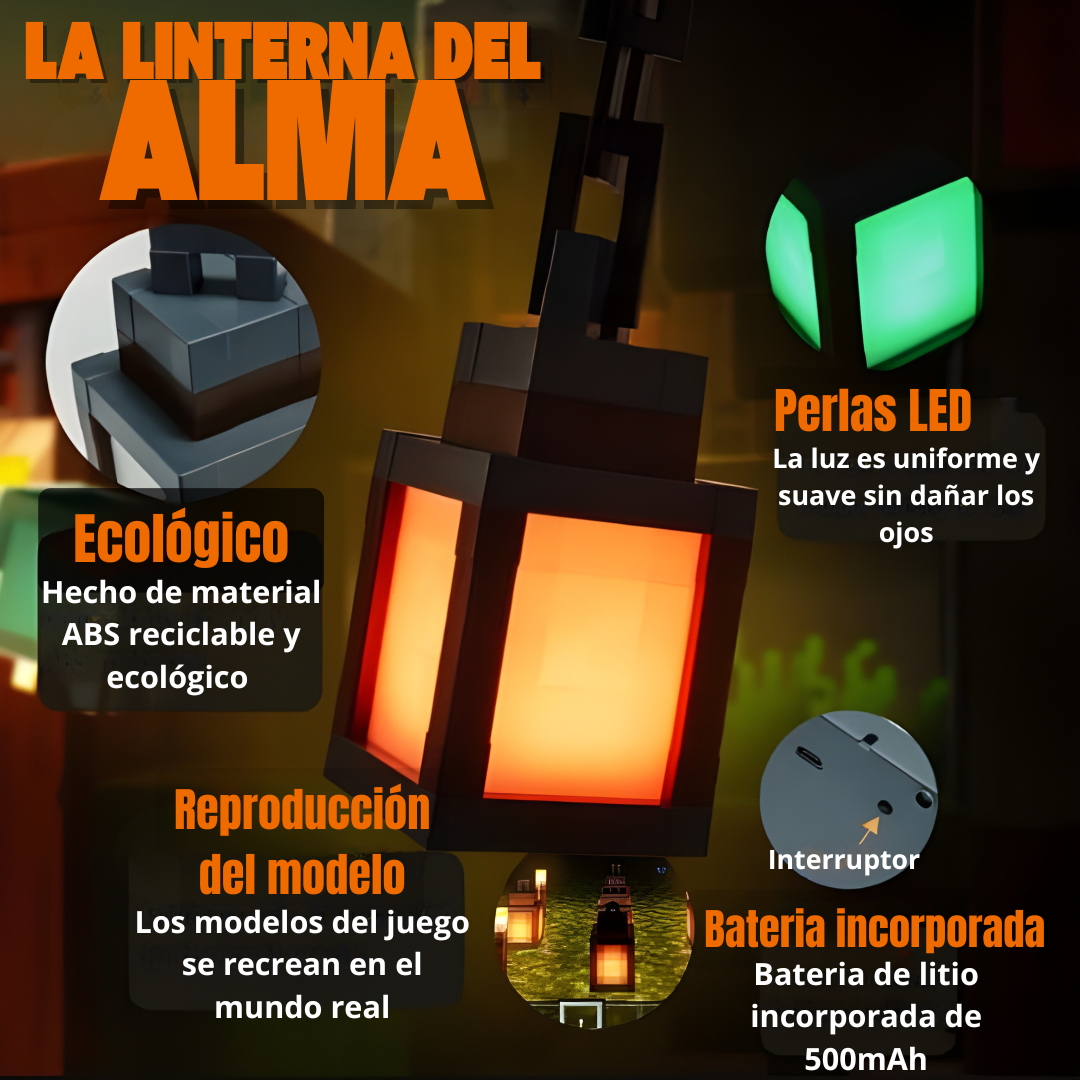 La linterna de la mina